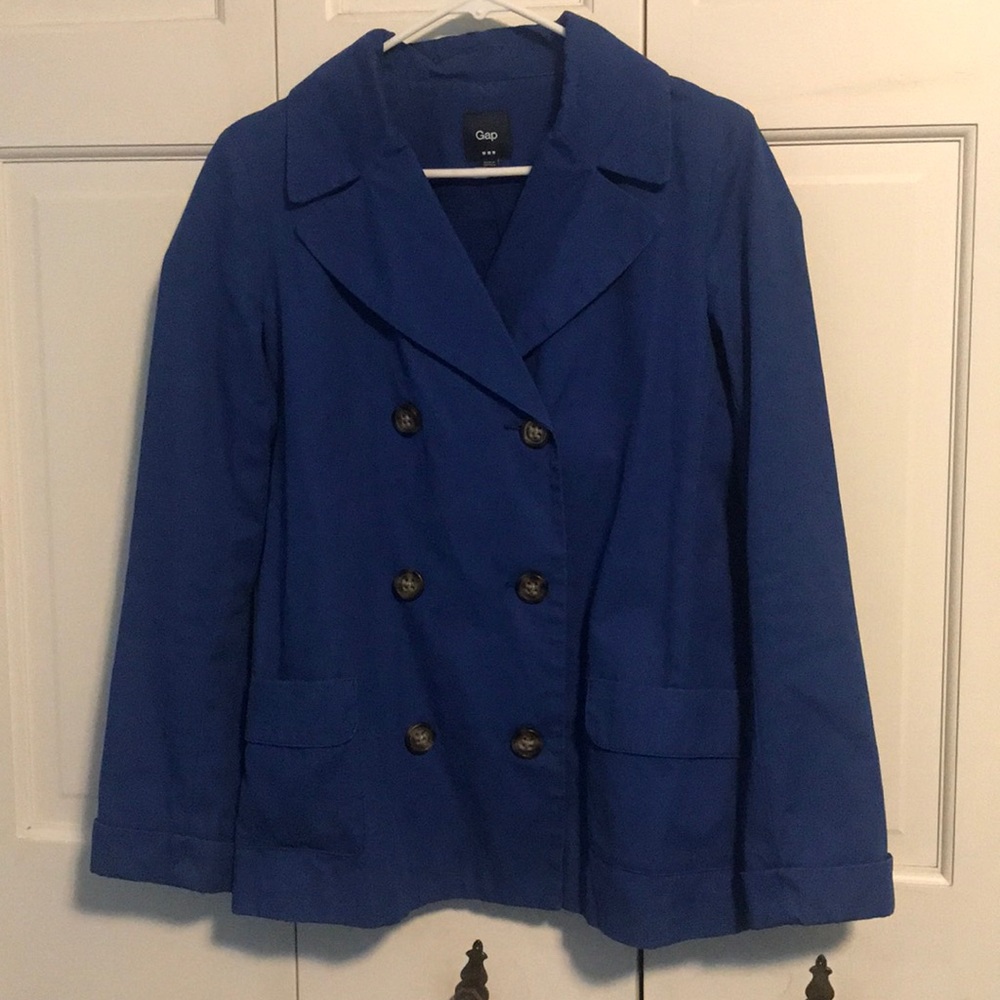 Cobalt Blue GAP pea coat